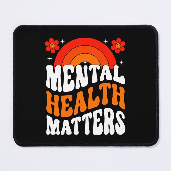 Item preview, Mental Health Matters Groovy Rainbow T-Shirt designed and sold by KGN CREATIVITY.