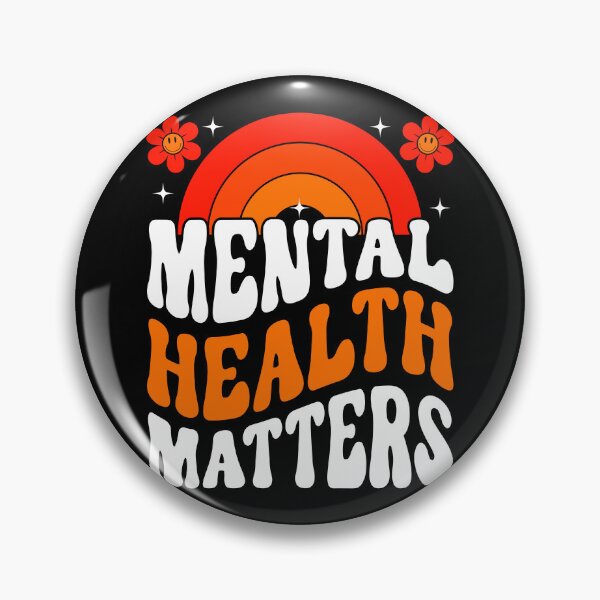 Item preview, Mental Health Matters Groovy Rainbow T-Shirt designed and sold by KGN  CREATIVITY.