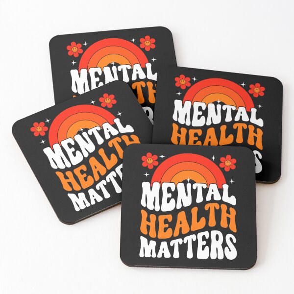 Item preview, Mental Health Matters Groovy Rainbow T-Shirt designed and sold by KGN  CREATIVITY.
