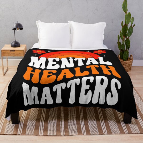 Item preview, Mental Health Matters Groovy Rainbow T-Shirt designed and sold by KGN  CREATIVITY.
