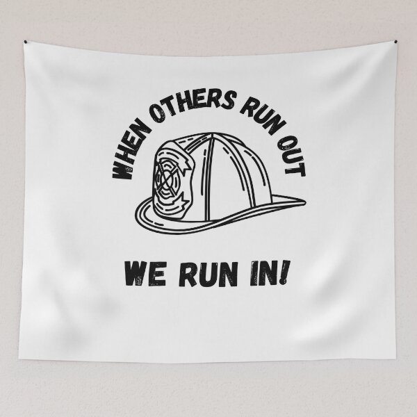 Item preview, When Other Run Out We Run In, Firefighter, Fireman, Hero, Heroes, Fire Department, Firemen, Firefighter Love, Proud Firefighter, Firefighter Super Hero, Firefighter Husband, Firefighter Boyfriend designed and sold by CreativeBuys.
