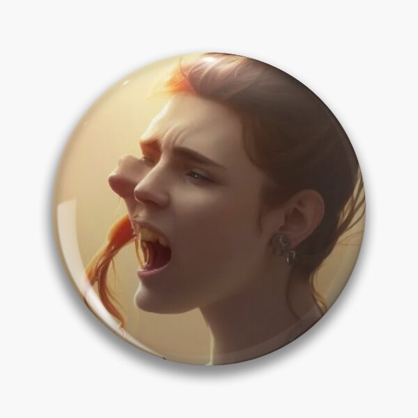 Item preview, Woman yelling designed and sold by UglyAIArtwork.