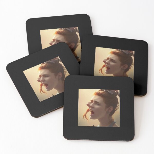 Item preview, Woman yelling designed and sold by UglyAIArtwork.