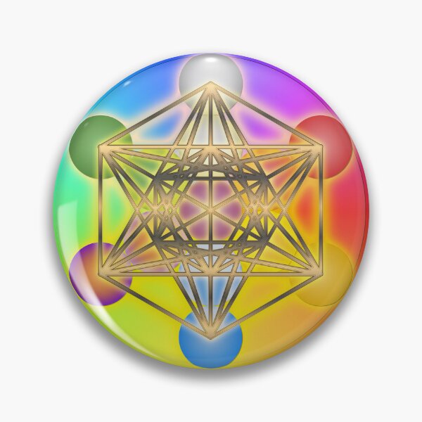Item preview, Rainbow Metatron’s Cube designed and sold by ash-mystic.