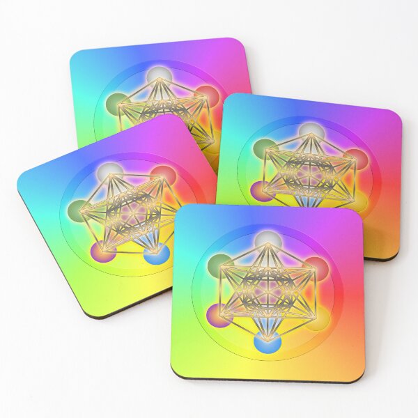 Item preview, Rainbow Metatron’s Cube designed and sold by ash-mystic.