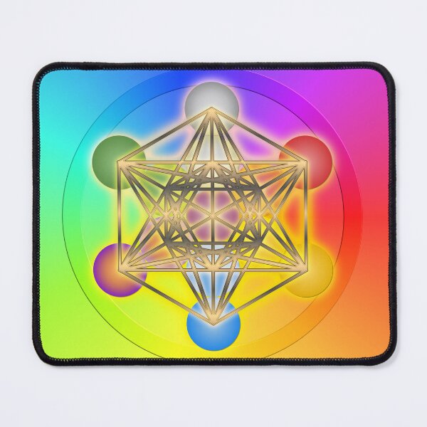 Item preview, Rainbow Metatron’s Cube designed and sold by ash-mystic.