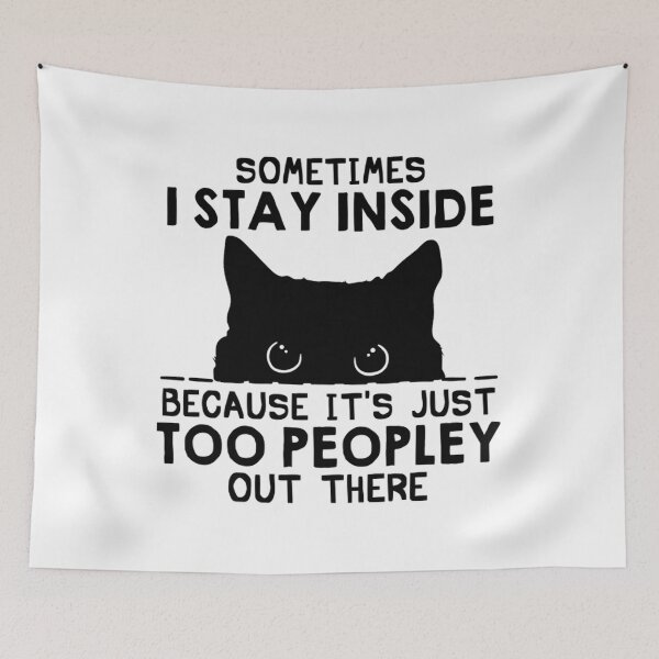 Item preview, Sometimes I Stay Inside It's Too Peopley Out There Bleached designed and sold by fakioenmi.