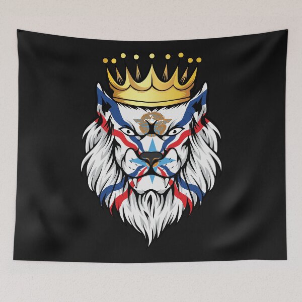 Item preview, Assyria Lion King Flag designed and sold by RahallusNtx.