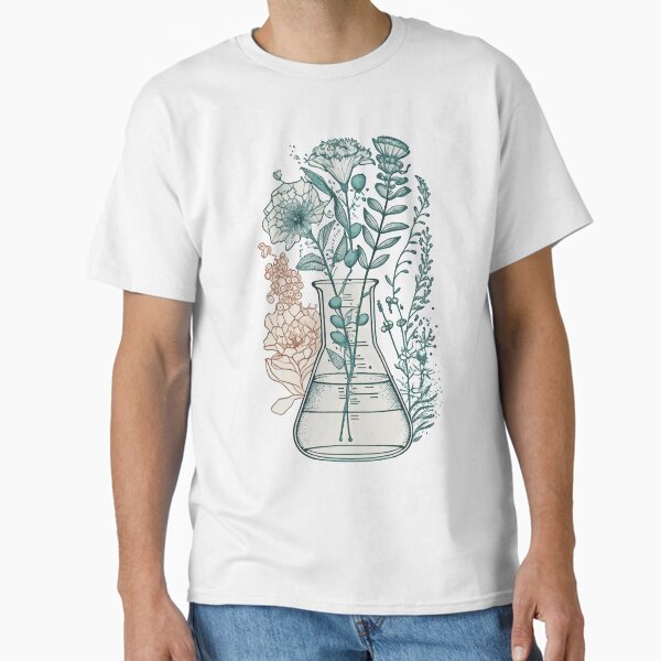 Item preview, Science beaker with flowers designed and sold by saskdigitalart.