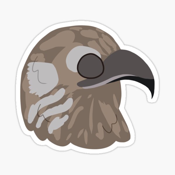 Item preview, CBS Sticker - Great Potoo designed and sold by ClumsyPillbug.