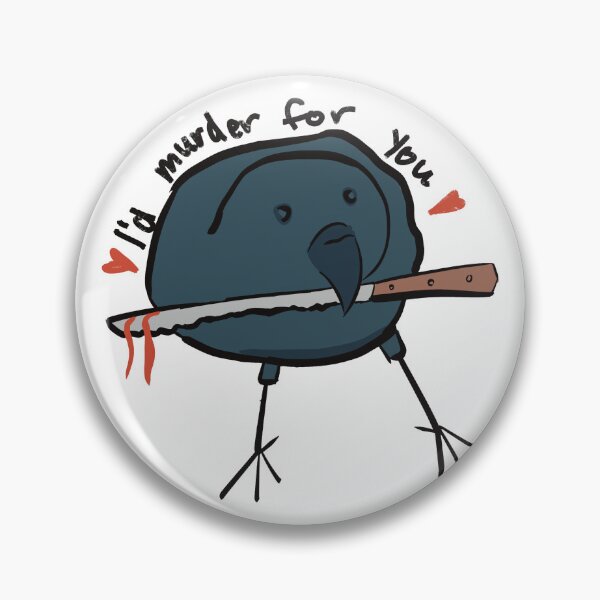 Item preview, Id murder for you funny crow designed and sold by JadedLilacsArt.