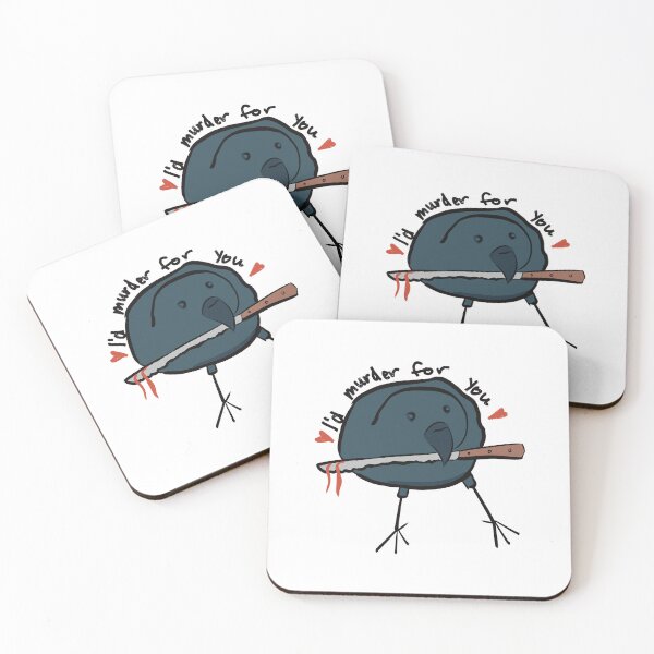 Item preview, Id murder for you funny crow designed and sold by JadedLilacsArt.