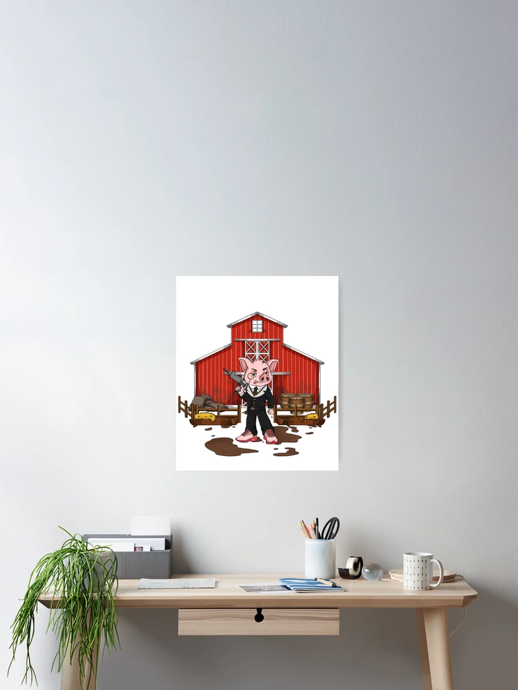 Thumbnail 2 of 3, Poster, Mafia Pig designed and sold by Ragil-Studio.