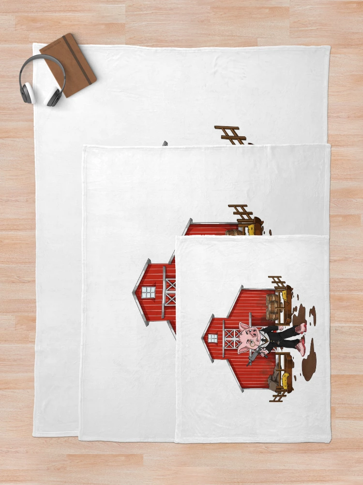 Thumbnail 5 of 6, Throw Blanket, Mafia Pig designed and sold by Ragil-Studio.