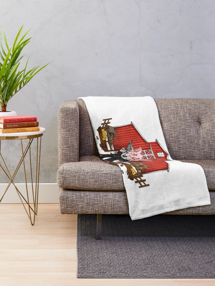 Thumbnail 2 of 6, Throw Blanket, Mafia Pig designed and sold by Ragil-Studio.