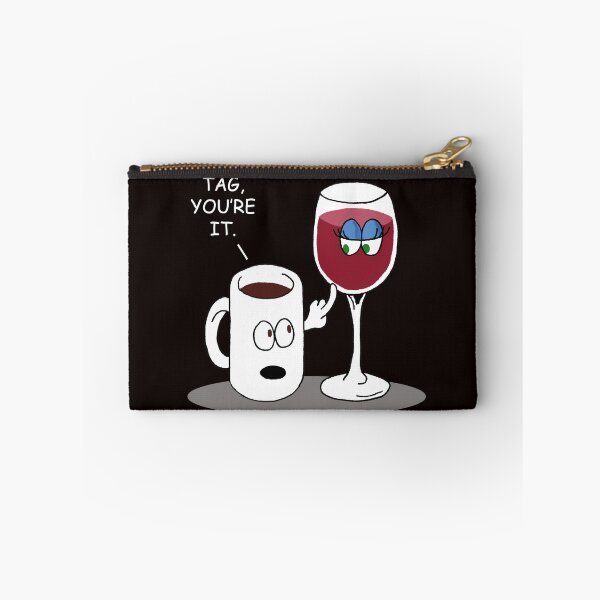 Item preview, Coffee and Wine Tag You're It! designed and sold by dwarmuth.