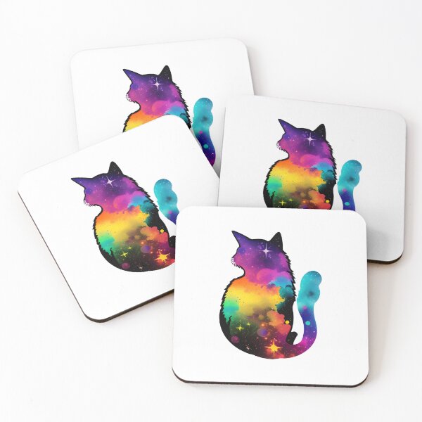 Item preview, Super Kitten Galaxy Rainbow Cat Colors designed and sold by BobilandStore.