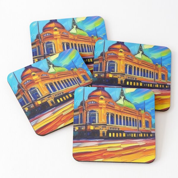 Item preview, Flinders Station Art designed and sold by CriticalC404.