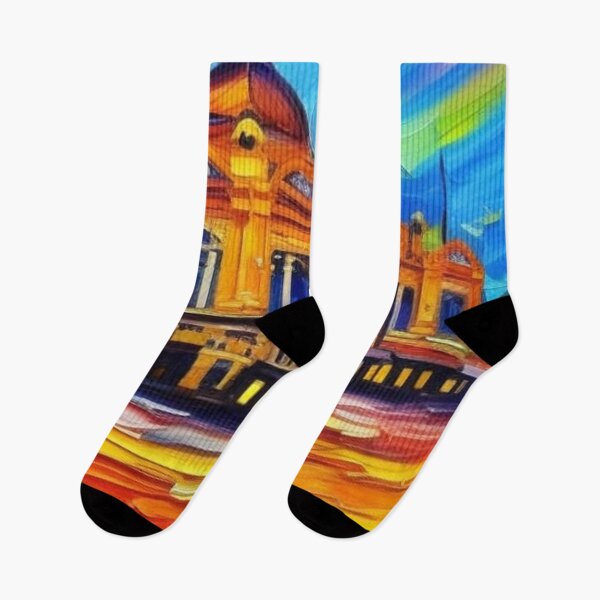 Item preview, Flinders Station Art designed and sold by CriticalC404.