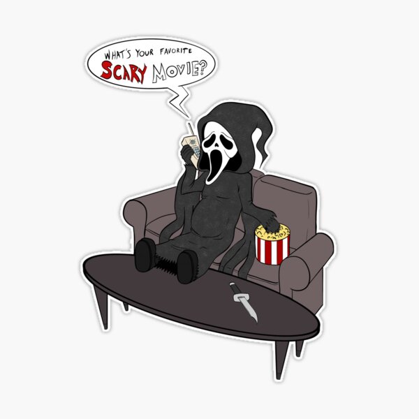 Ghost Face: What's Your Favorite Scary Movie PRINTS and STICKERS – Art Lab  Candy