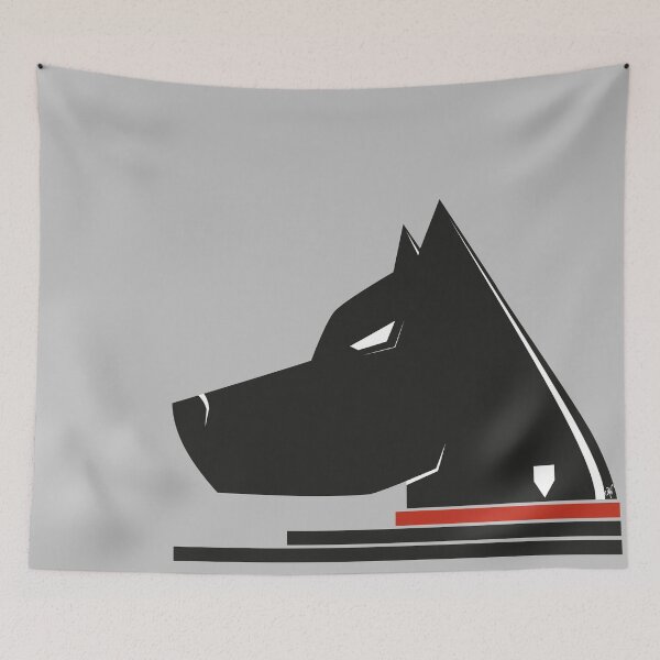 Item preview, Black dog logo designed and sold by blackdog-art.