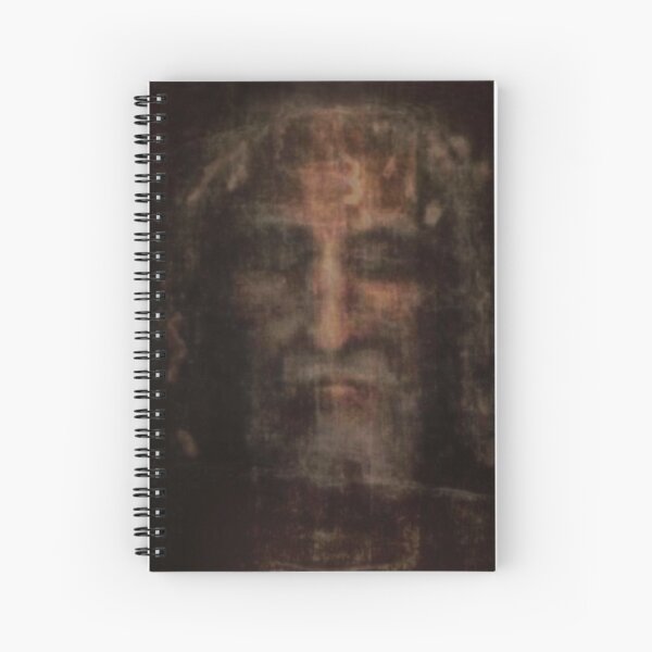 Face of Shroud Spiral Notebook