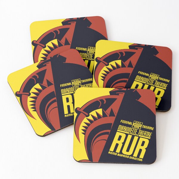 Item preview, Vintage poster - RUR designed and sold by mosfunky.