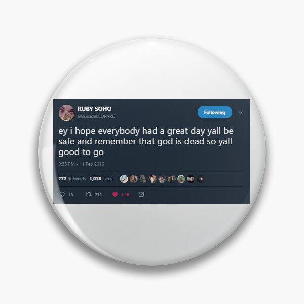 Item preview, Ruby twitter tweet designed and sold by gothicshrimp.