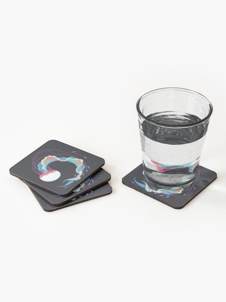 Alternate view of Jelly fish 3 Coasters (Set of 4)