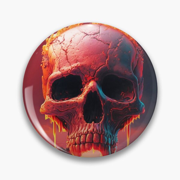 Item preview, Burning Skull designed and sold by tejaspawar.