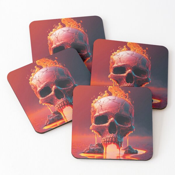 Item preview, Burning Skull designed and sold by tejaspawar.