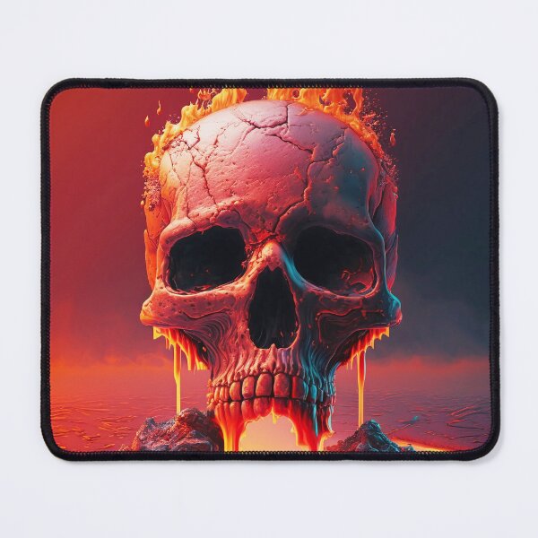 Item preview, Burning Skull designed and sold by tejaspawar.