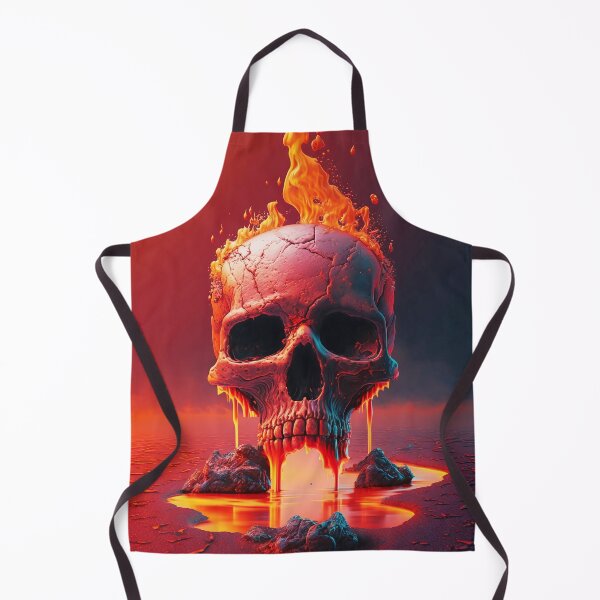 Item preview, Burning Skull designed and sold by tejaspawar.