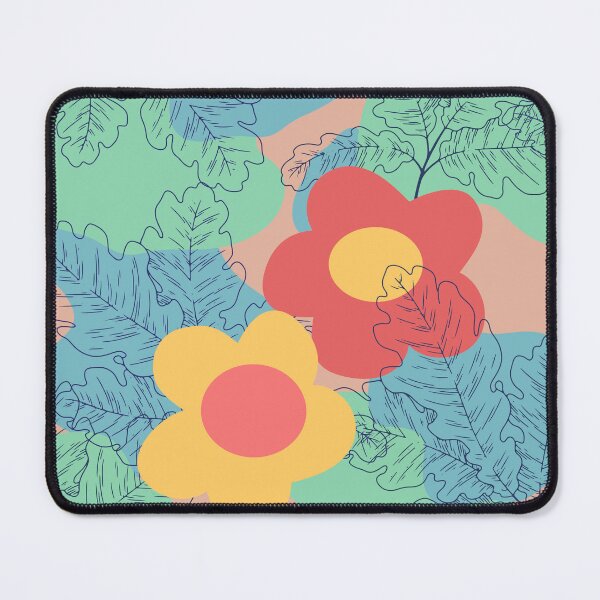 Item preview, colorful flower with leafs designed and sold by ichirochen.