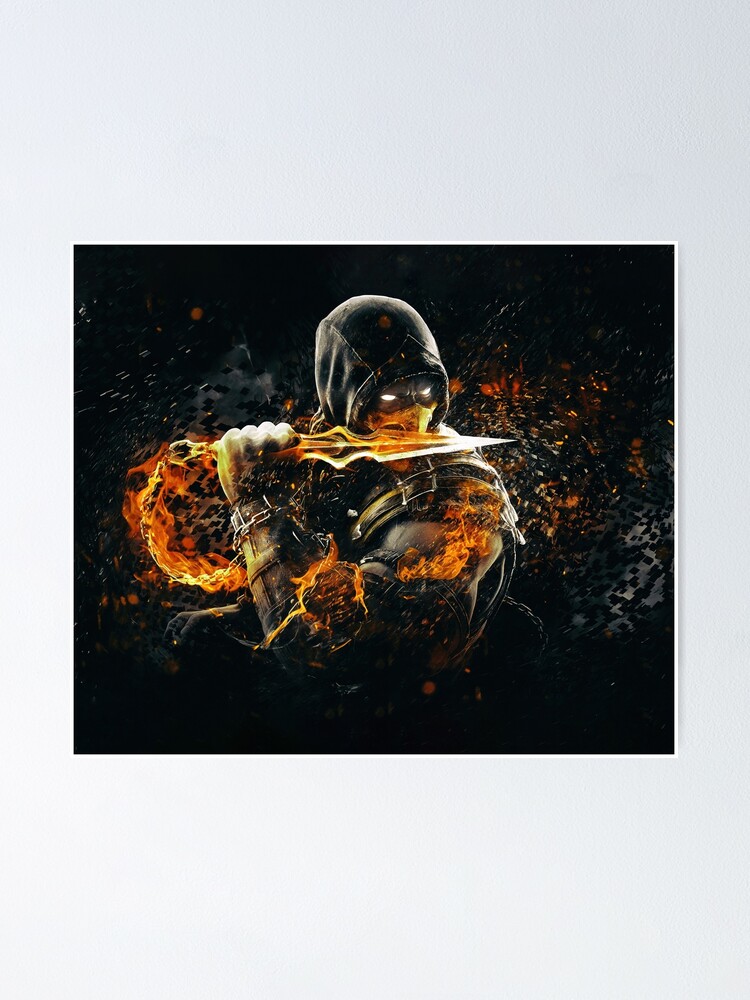 Mortal Kombat X Scorpion on Fire