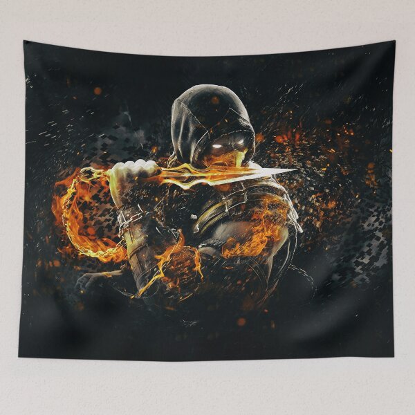 Item preview, Mortal Kombat X Scorpion on Fire designed and sold by SyanArt.