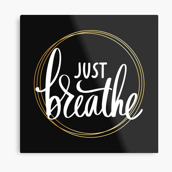 Item preview, Just Breathe designed and sold by HouseOfYoga.
