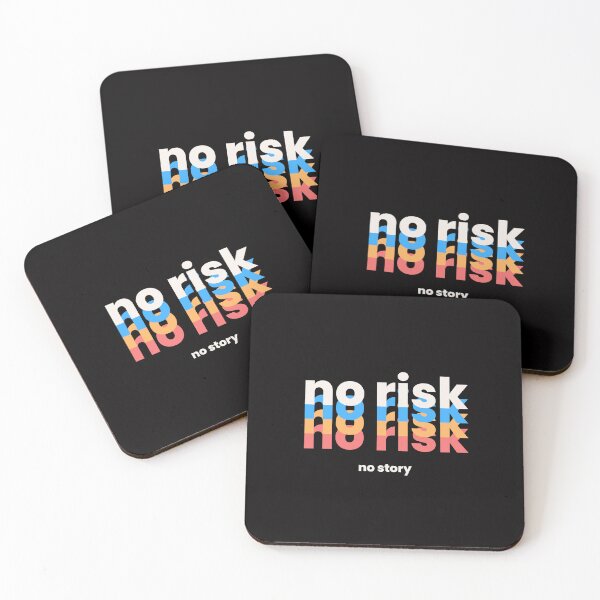 Item preview, no risk no story designed and sold by FreshSqueezedCo.