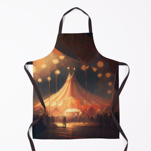 Item preview, Showtime Spectacular: A Vibrant Digital Painting of Circus Performers and Their Colorful Interior designed and sold by oanaunciuleanu.