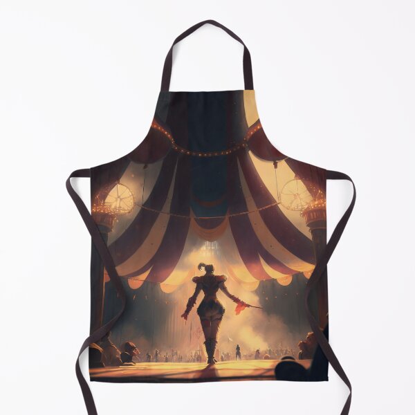 Item preview, Showtime Spectacular: A Vibrant Digital Painting of Circus Performers and Their Colorful Interior designed and sold by oanaunciuleanu.