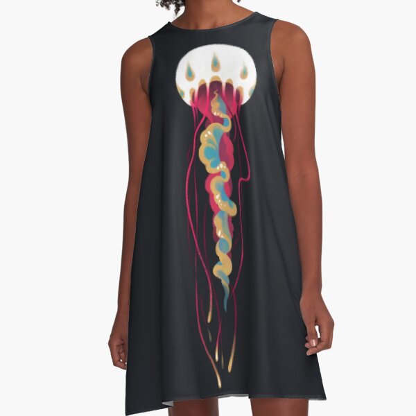 Jelly fish 2 A-Line Dress