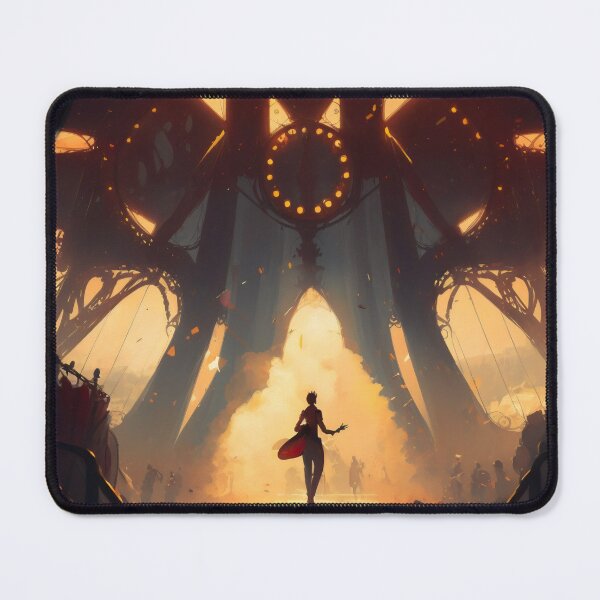 Item preview, Showtime Spectacular: A Vibrant Digital Painting of Circus Performers and Their Colorful Interior designed and sold by oanaunciuleanu.