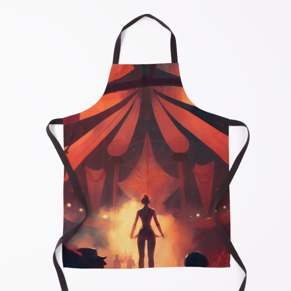 Item preview, Showtime Spectacular: A Vibrant Digital Painting of Circus Performers and Their Colorful Interior designed and sold by oanaunciuleanu.