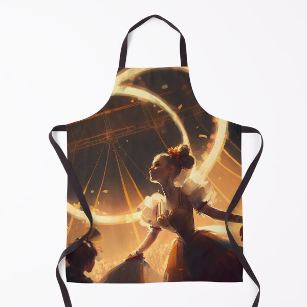 Item preview, Showtime Spectacular: A Vibrant Digital Painting of Circus Performers and Their Colorful Interior designed and sold by oanaunciuleanu.