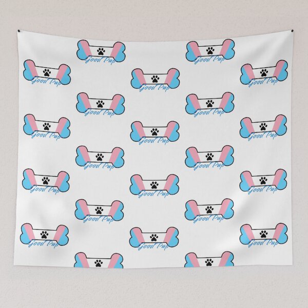 Item preview, Good Pup Trans Pride designed and sold by WruffDraft.