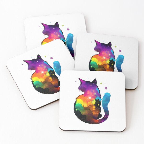 Item preview, Kitten Galaxy Rainbow Cat Colors designed and sold by BobilandStore.