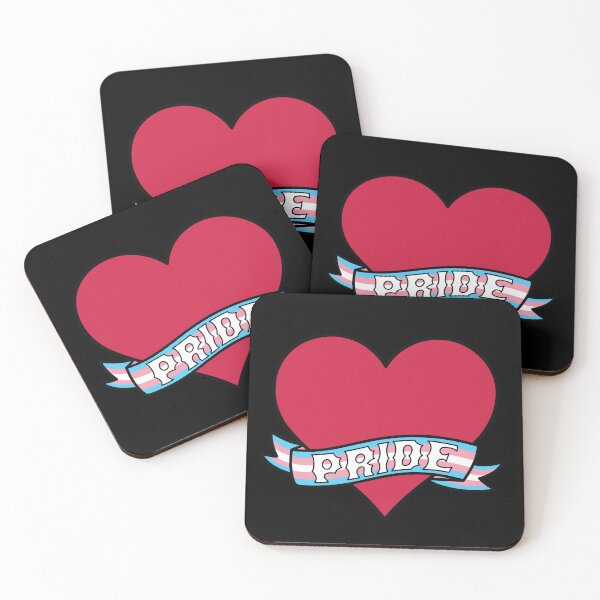 Item preview, Trans Pride Heart Banner designed and sold by ArtliciousHUMAN.