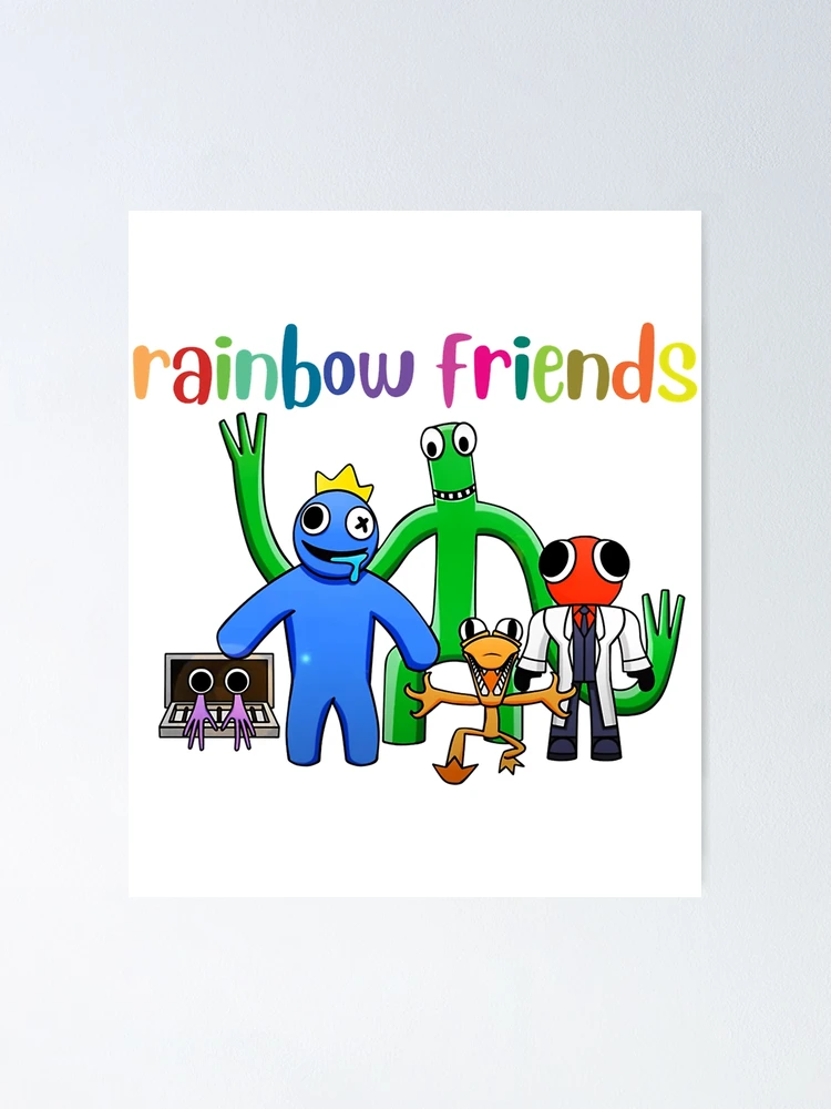 rainbow friends Blue! Poster for Sale by NickWienfo