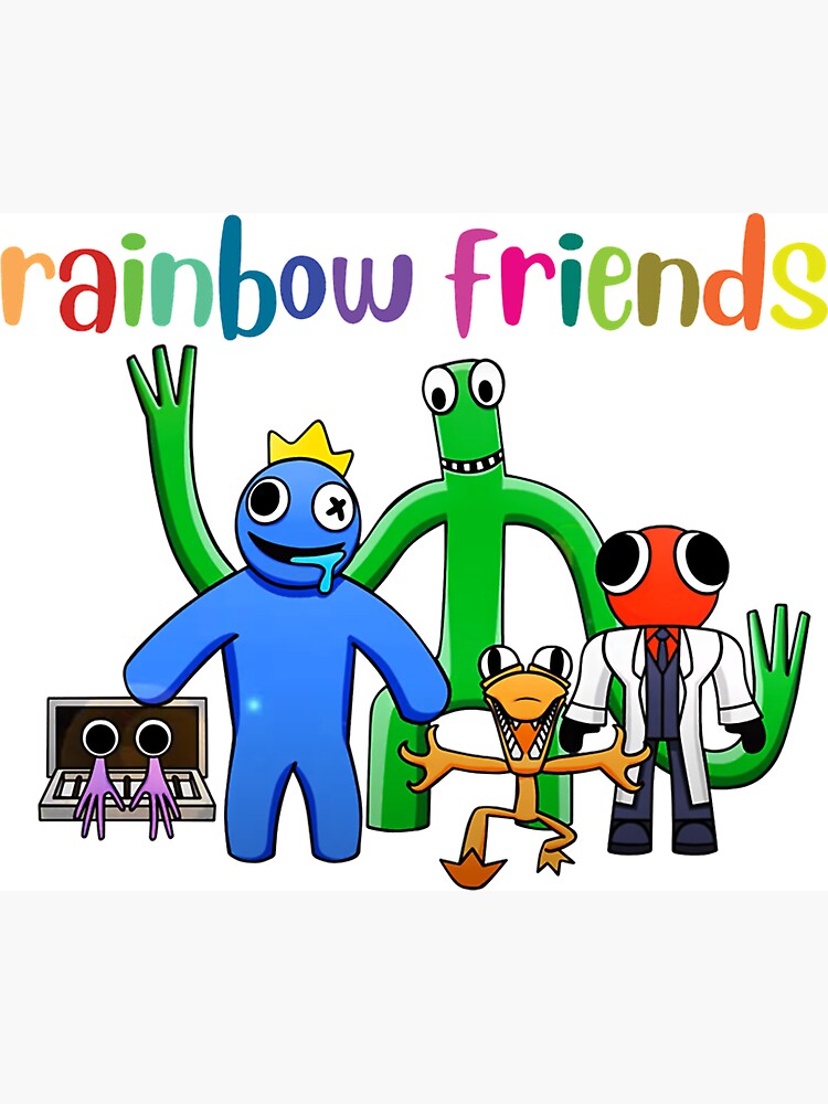 My Best Rainbow Friend Green  Poster for Sale by shifflette1