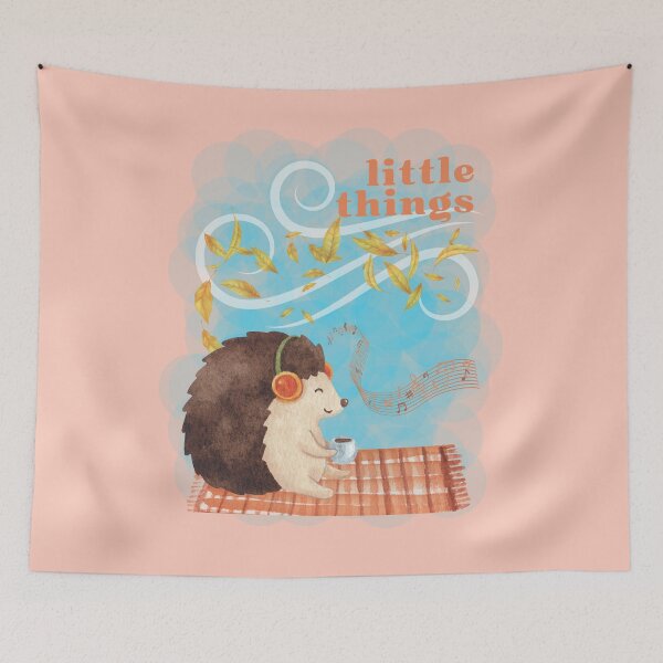 Item preview, Little Things Hedgehog Music  designed and sold by adlibmaria.